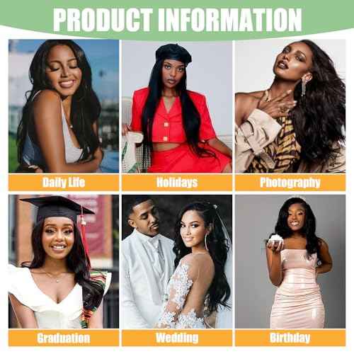 Loxxy Seamless Yaki Straight Clip ins Human Hair, Natural Black Yaki Clip ins for Black Women Invisible PU Weft 110g 7pcs 16 Inch