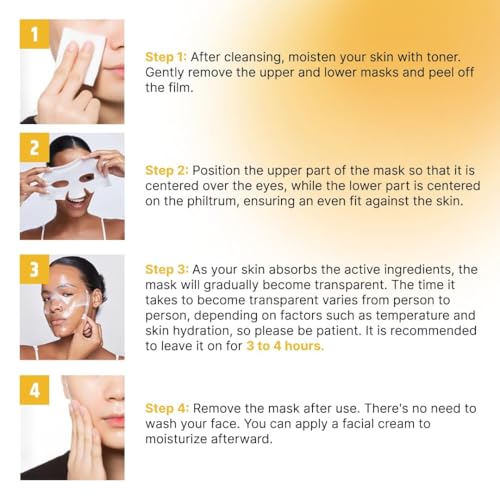 Bee & Beauty Bio Collagen Overnight Mask Pack Of 15 Korean Face Mask For Glass Skin Sheet Mask For Deep Hydration, Pore Minizmizing With Goodness Of Honey