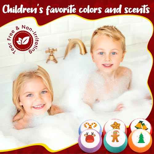 Bath Bombs for Kids with Surprise Inside,Bath Bombs Sets with 6 Pack Bubble Bath Bomb for Girls and Boys, Nice Gifts for Kids