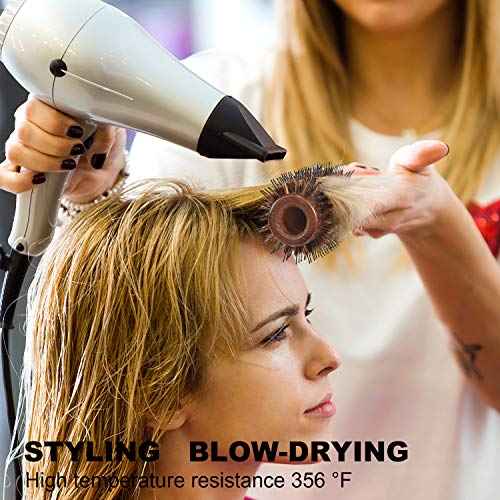 BESTOOL Round Hair Brush for Women or Men, Boar Bristle Large Round Hairbrush for Quick Blowout, Add Shine/Volume, Minimize Damage (2.8 Inch)