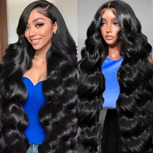 Body Wave Lace Front Wigs Human Hair Pre Plucked 200 Density HD Lace Frontal Wig With Baby Hair 13x6 Lace Front Wigs Natural Color Glueless Wigs 22 Inch