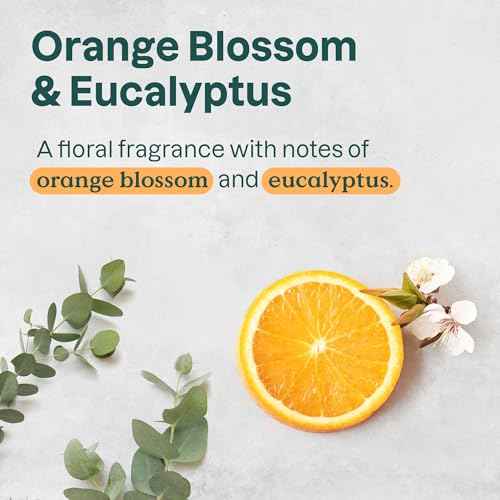ATTITUDE Hand Cream, EWG Verified, Plant and Mineral-Based, Vegan Personal Care Products, Orange Blossom & Eucalyptus Scent, 2.5 Fl Oz