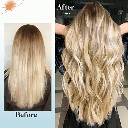 Elailite Clip in Human Hair Extensions, 125g 16 Inch 7pcs #1B Natural Black 100 Real Human Hair, Double Weft Handmade Soft Natural Straight Brazilian Virgin Remy Human Hair for Women