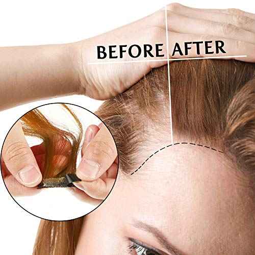 Blulu 360 Pcs Black Hair Extension Tape Tabs Bulk Double Sided Strong Adhesive Hair Tape in Extension Replacement Wig Strip Waterproof Beauty Tool for Lace Wigs Toupee Hairpiece Supplies