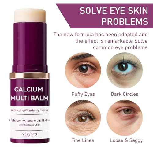 Cemenrete Calcium Multi Balm, Korean Collagen Moisturing Stick,Calcium Volume Multi Balm, Wrinkle Core Stick, cemenrete calcium multi balm anti-aging, sagging, wrinkles (Pack of 1)