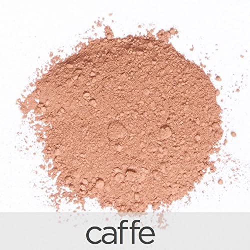La Bella Donna Loose Mineral Foundation, Non-Chemical SPF50, Only 4 Ingredients, Reef-Safe, Non-Nano, Natural Mineral Makeup with Sun Protection | 10g | Caffe