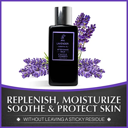 Castle Forbes Oil Aftershave Balm, Lavender, 5 oz.