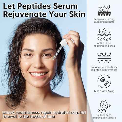 Buffet Peptides Serum For Face, 30ML Multi Peptide Face Serum For Anti-aging, Moisturizing, Fine Lines & Acne.