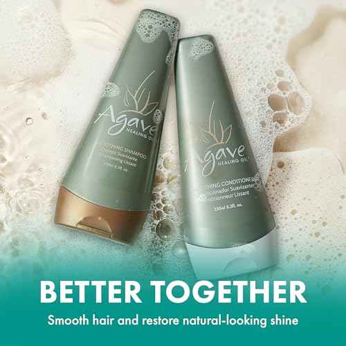 Agave Smoothing Conditioner Lightweight Moisture Infusion & Frizz Control, Sulfate-Free, Color-Safe