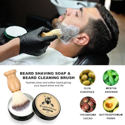 Beard Care Kit Gifts for Men, 9 Pcs Beard Grooming Kit, Beard Club Kit is a Unique Men's Gifts for Dad Husband Boyfriend, Father's Day Anniversary Birthday Wedding Christmas Gift Ideas for Him Boss