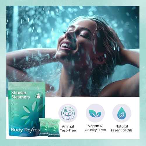 Shower Steamers Aromatherapy -18 Packs Eucalyptus Mint Shower Bombs, Birthday Gifts for Women Men, Stress Relief Self Care Eucalyptus for Shower, Thanksgiving, Halloween, Christmas Stocking Stuffers