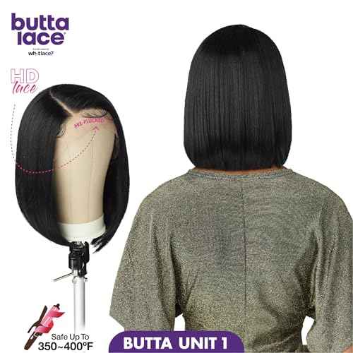 Sensationnel Butta Lace Wigs - Unit 1 Extra Wide 5 Inch Deep Parting Synthetic Preplucked Hairline Glueless Lacefront (613 BLONDE)
