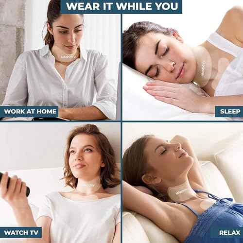 Neck Wrinkle Patches ? Silicone Pads for Chest & D?collet?, Reusable Anti Ageing Skincare Patches for Overnight Hydration & Wrinkle Smoothing ? 4 Pcs