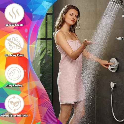 Shower Steamers Aromatherapy - 12 Pack Stress Relaxing Shower Bombs with Natural Oils, Home Spa Birthday Gifts for Women Men, White Elephant Christmas Stocking Stuffers for Adult Teens