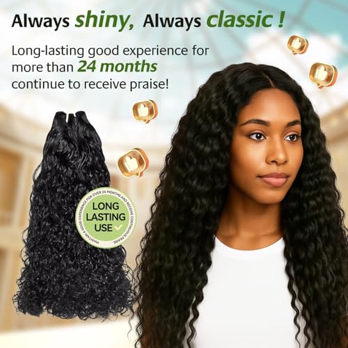 Raw Indian Human Hair Single Bundle,Triple Lifespan Than Regular Virgin Hair,In-Store Quality,Online Price! 100% Raw Indian Hair Bundles Water Wave Raw Hair Bundles 16 Inch