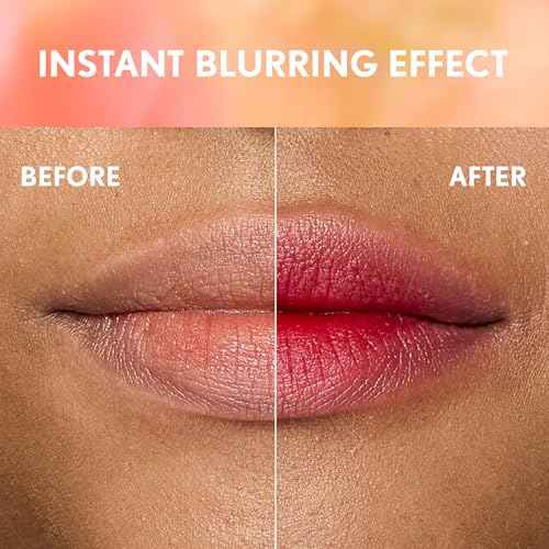 COVERGIRL Clean Fresh Yummy Blur Lipstick, Blurring Effect, Matte Lip Color, Fresh Pear Flavored, Vegan Formula - 180 Hunny Blur (Deep Plum)