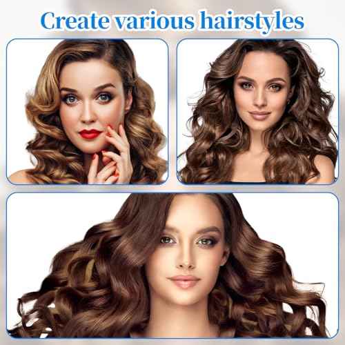 Hair Perm Rods for Short Long Hair - 20 PCS Plastic Cold Wave Rods, Small Perming Irons Hair Curling Rollers Curlers, Professional Hairdressing Styling Supplies (0.35 Inches, Blue)