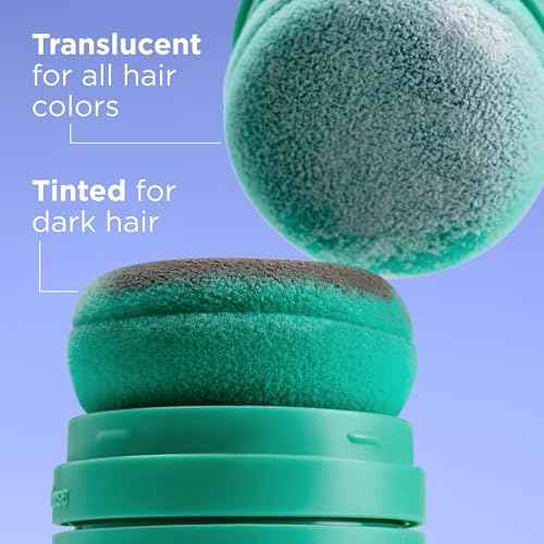 Briogeo Style & Treat Dry Shampoo Puff - Mattifying Dry Shampoo Powder - Non-Aerosol, Talc Free, Benzene Free - 0.5 oz/15 g