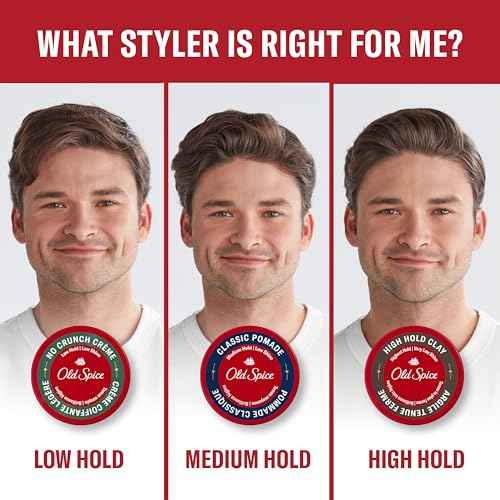 Old Spice Stay-In-Place Hair Styling Putty for Men, High Hold, Very Low Shine, 2.22 Oz