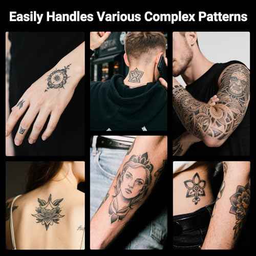 ORGBRO Tattoo Stencil Printer, X8 Thermal Tattoo Transfer Printer with 30pcs Transfer Paper, A4/A5/A6 3-in-1 Wireless Tattoo Machine for Tattoo Artists & Beginners, Compatible with Phone/Tablet/PC