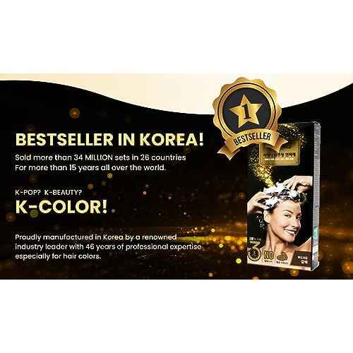 Ez Speedy Self Hair Color 5 Bundle Pack, Henna Hair Dye for Gray Hair, Just 3 Minutes (Natural Brown)