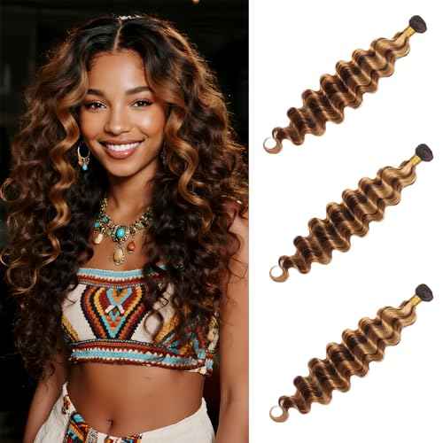 Body Wave Human Hair Bundles 1B Color 16 18 20 Inch Brazilian Virgin Remy Hair Extensions 12A Grade 3 Bundles Soft Natural Weave for Black Women