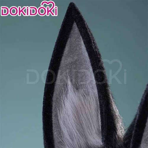 KIRA KIRA Hoshimi Miyabi Cosplay Ear Headwear for Halloween Game Zenless Zone Zero Hoshimi Miyabi Cute Furry Ears Hair Accessories