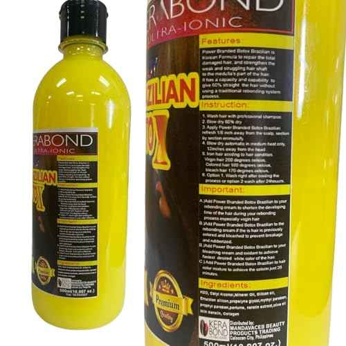 Generic 1 Bottle KERA BOND Pinoy Brazilian Hair Bo-tox, 500ml
