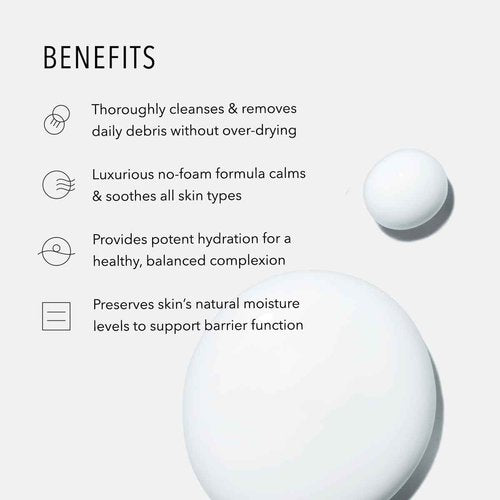 HydroPeptide Cashmere Cleanse, Facial Rose Milk, Clean & Balance Skin's Natural Oils, 6.76 Ounce