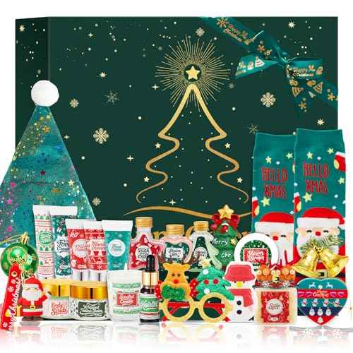 Advent Calendar 2025 ? Skincare Gift Set for Women, 24 Day Christmas Gifts, Holiday Beauty Gift Box, Spa Gift Basket for Mom & Teen Girls