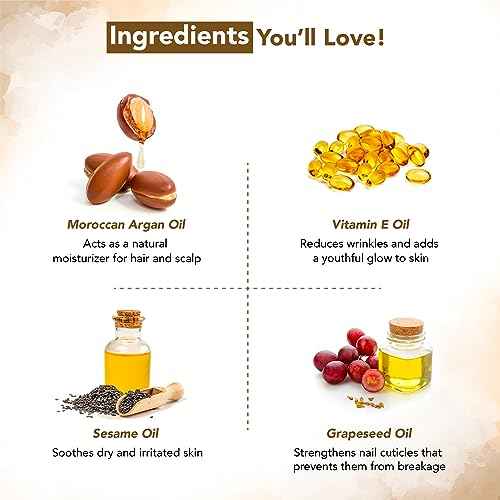 Botanic Hearth Argan Hair Oil for Adult Hydration, Nourishing, Strengthening, Curly, Frizzy, Dry, Damaged Hair, Non-GMO Verified, 4 fl oz, 1 Count