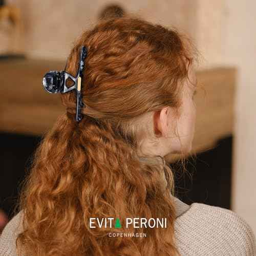 EVITA PERONI Extra Large Hair Clips for Women with Strong Grip Suitable for Oversized hairstyles, Hair Claw Full Clip and Half Clip - Night Star River