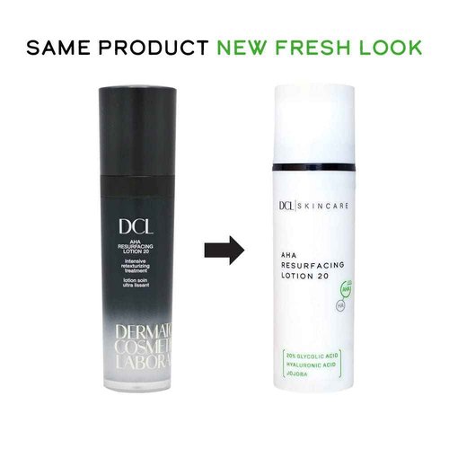 DCL Skincare AHA Resurfacing Lotion 20 with 20% Glycolic Acid, 1.7 Fl oz