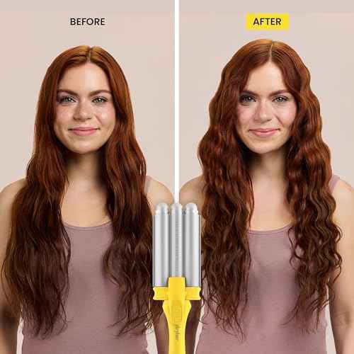 Drybar The Mixologist Interchangeable Styling Iron ? One Tool, Three Styles ? Reduces Frizz, Adds Shine ? Curling Iron ? Hair Curling Wand