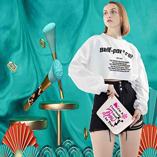 LEVLO Funny Cheerleader Gifts I'm A Cheerleader from Bow to Toe Makeup Bags Cheer Team Gift (I'm A Cheerleader)