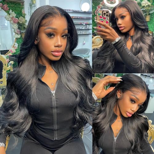 Body Wave Hair 3 Bundles 18 20 22 Inch Human Hair 100% Unprocessed Brazilian Virgin Hair Bundles Deals Weave Bundles Human Hair Body Wave 1B Color