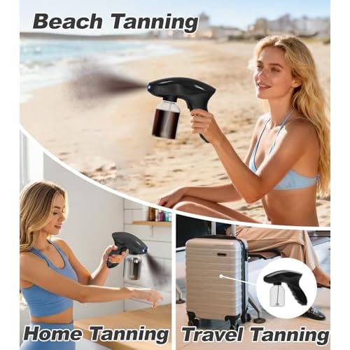 Spray Tan Machine, Spray Tan Gun, Even Spraying, Portable and Cordless Spray Tan Gun, Long Battery Time, One-touch Operation, At Home Spray Tan Machine/For Swimming Tanner Travel Beach Salon DIY Tan
