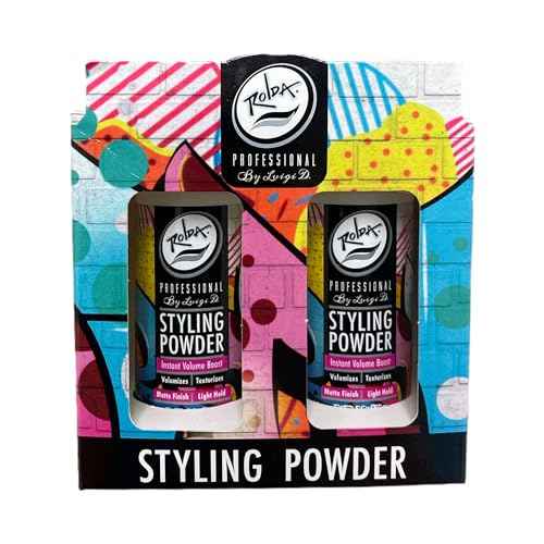 Rolda Hair Texturizing Styling Powder for Men - Instant Volume Boost, Light Hold, Matte Finish, Easy Application, Subtle & Pleasant Scent (2 count)