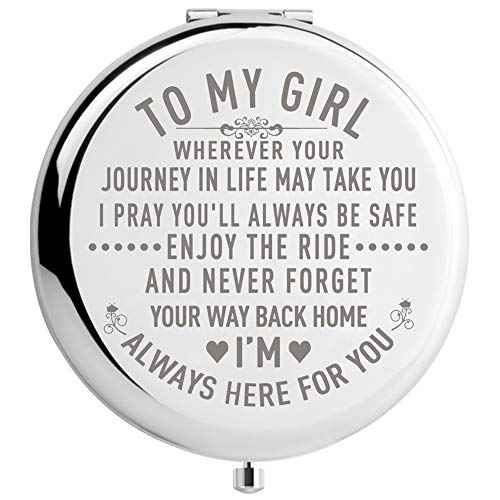 Daughter Gifts from Mom and Dad, Unique Birthday and Graduation Gift Ideas for Granddaughter, Present for Women (MIR-Girl-Journey)