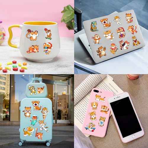 96PCS Tiger Temporary Tattoos Themed Wild Safari Jungle Zoo Animal Birthday Party Decorations Favors Supplies Cute Tattoo Stickers Gifts For Kids Boys Girls School Prizes Rewards Carnival Christmas