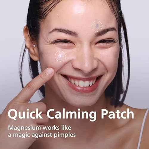 EasyDerm Quick Calming Magnesium Patches ? 40 Patches (4 Pack), Hydrocolloid Acne Spot Treatment with Tea Tree & Cica, Bulk Value Pack for Acne-Prone Skin, Ideal for Home Skincare