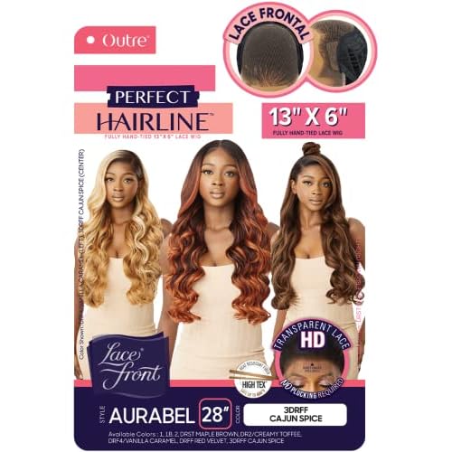 Outre Lace Front Wig - Perfect Hair Line 13x6 - AURABEL (DR2/CREAMY TOFFEE)