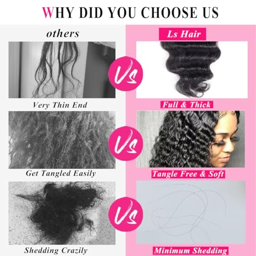 Peruvian Loose Deep Bundles,100% Unprocessed Virgin Human Hair Single Bundle 26 Inch 10A Peruvian Loose Deep Wave Human Hair Bundles Deep Curly Wave Human Hair Natural Black