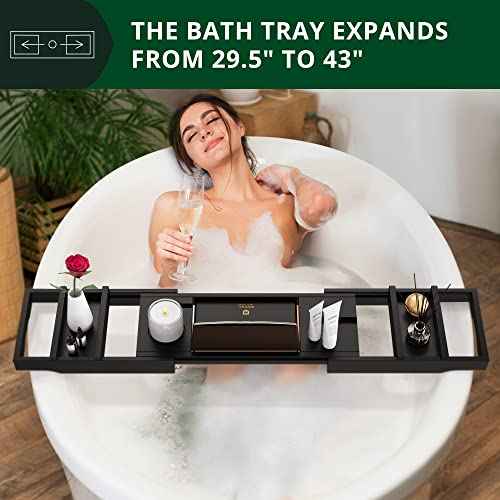 ROYAL CRAFT WOOD Bathroom Organizer Shower Bathtub Caddy