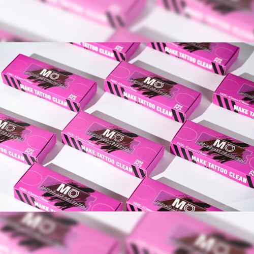 Tattoo Machine Covers 200pcs Tattoo Pen Covers 7 x 2.4inch Disposable Tattoo Pen Machine Bags Professional Tattoo Supplies and Accessories (PINK)