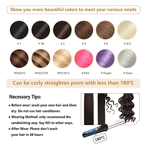 Yilite Tape in Human Hair Extensions - 24 Inch, 20pcs, 50g Silky Straight Jet Black Color