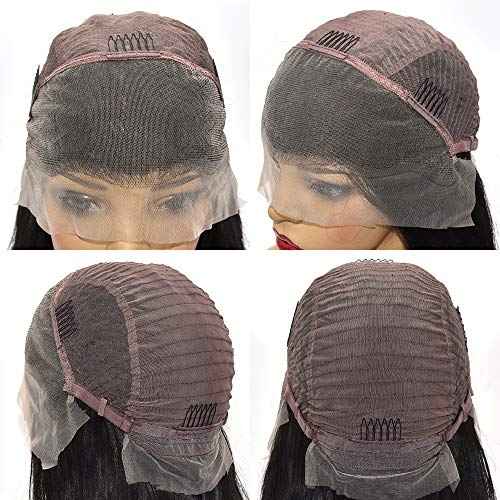 Derun Ombre Curly 13¡¿4 Lace Front Wigs Human Hair Lace Frontal Wig 1B/30 Remy Hair for Black Women (16Inch, 1b/30, 13¡¿4 Lace)