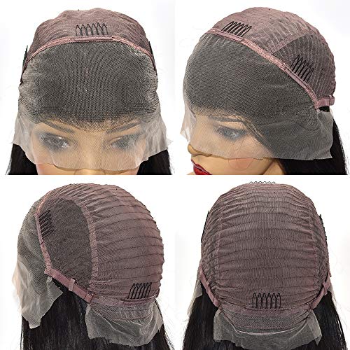 Derun Ombre Curly 13¡¿4 Lace Front Wigs Human Hair Lace Frontal Wig 1B/30 Remy Hair for Black Women (20Inch, 1b/30, 13¡¿4 Lace)