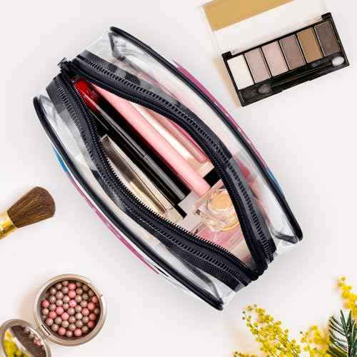 RN Makeup Bag Nurse Gifts for Women Nurses Week Gifts Nurse Birthday Gift for Sister Friends Mom Clear Cosmetic Bag Christmas Graduation Gift for Nurses Practitioner Registered Nurse RN Toiletry Pouch