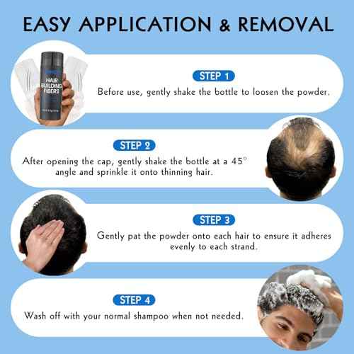 Hair Fibers for Thinning Hair - Hair Building Fibers for the Appearance of Thicker, Fuller Hair, Hair Thickening Fibers for Men and Women - Easy to Apply & Remove, 27.5g/ 0.97oz (Dark Brown)